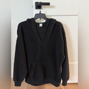 Victoria’s Secret Black Sherpa Hoodie